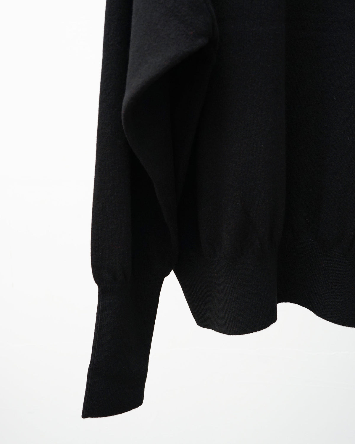 barbell object バーベルオブジェクト ls knit 袖口と裾口部分