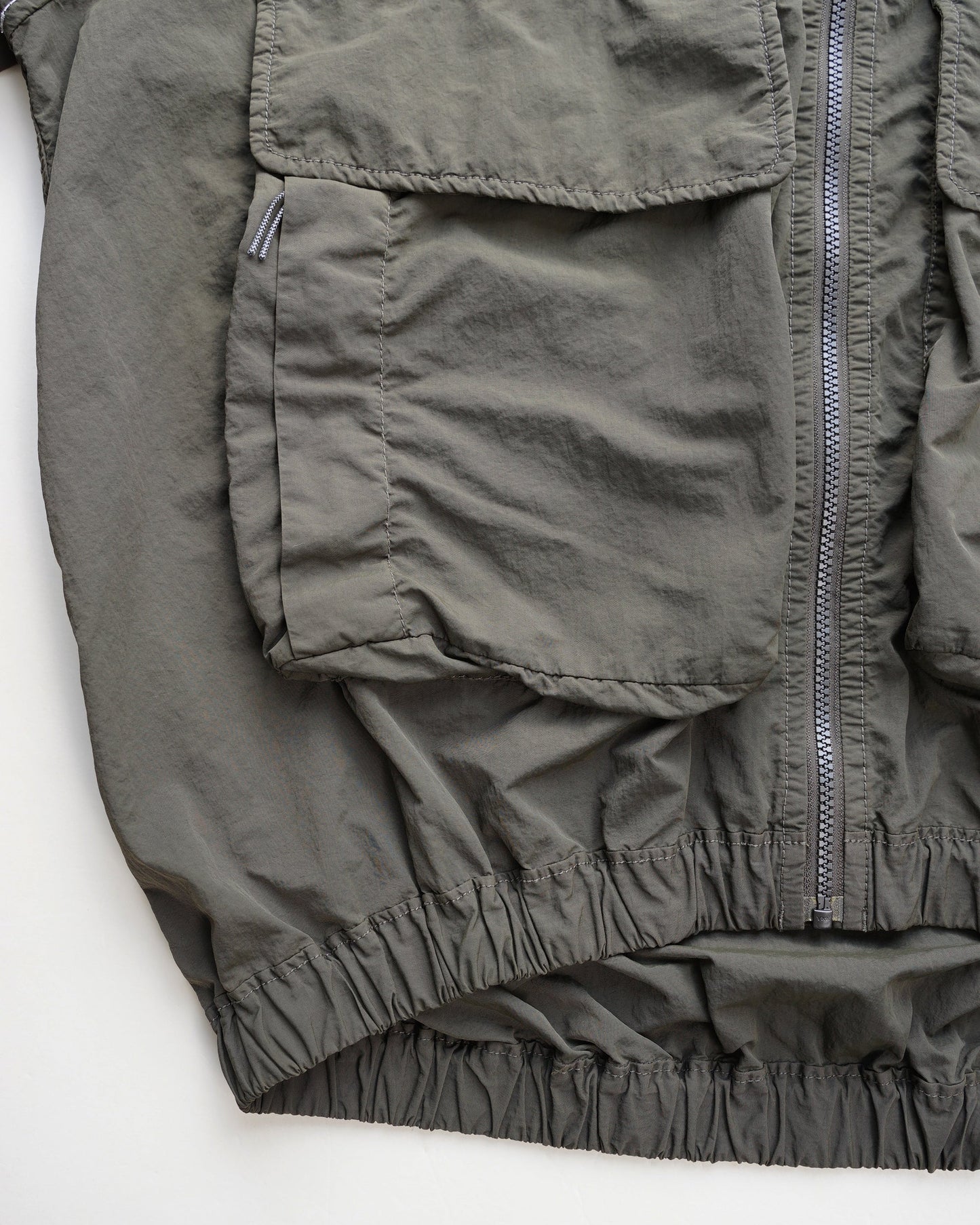 and wander ROA x and wander garment dye nylon hooded jacket