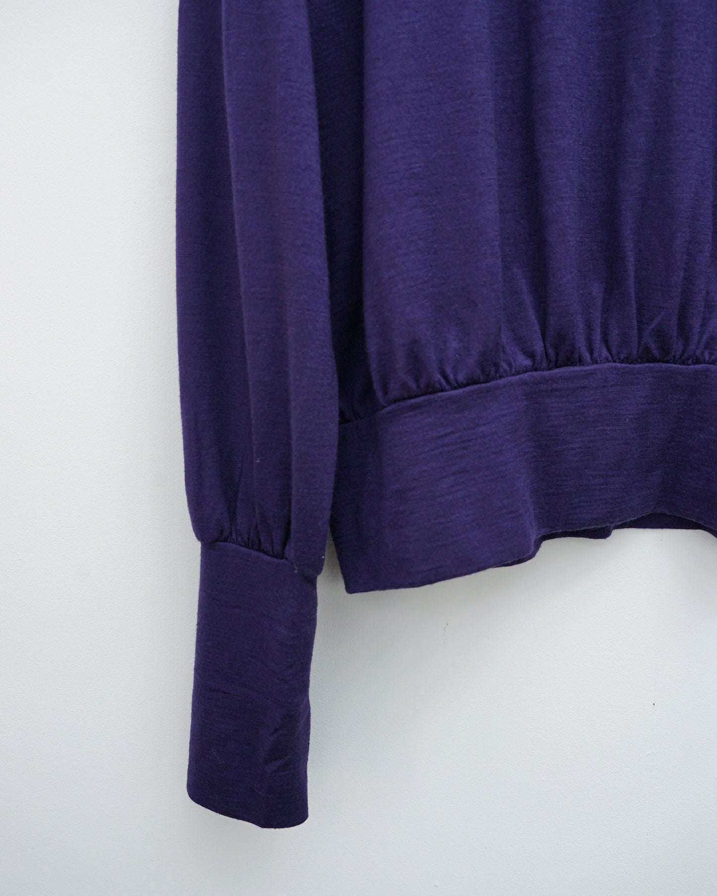 カットソー リブ部分 ディテール