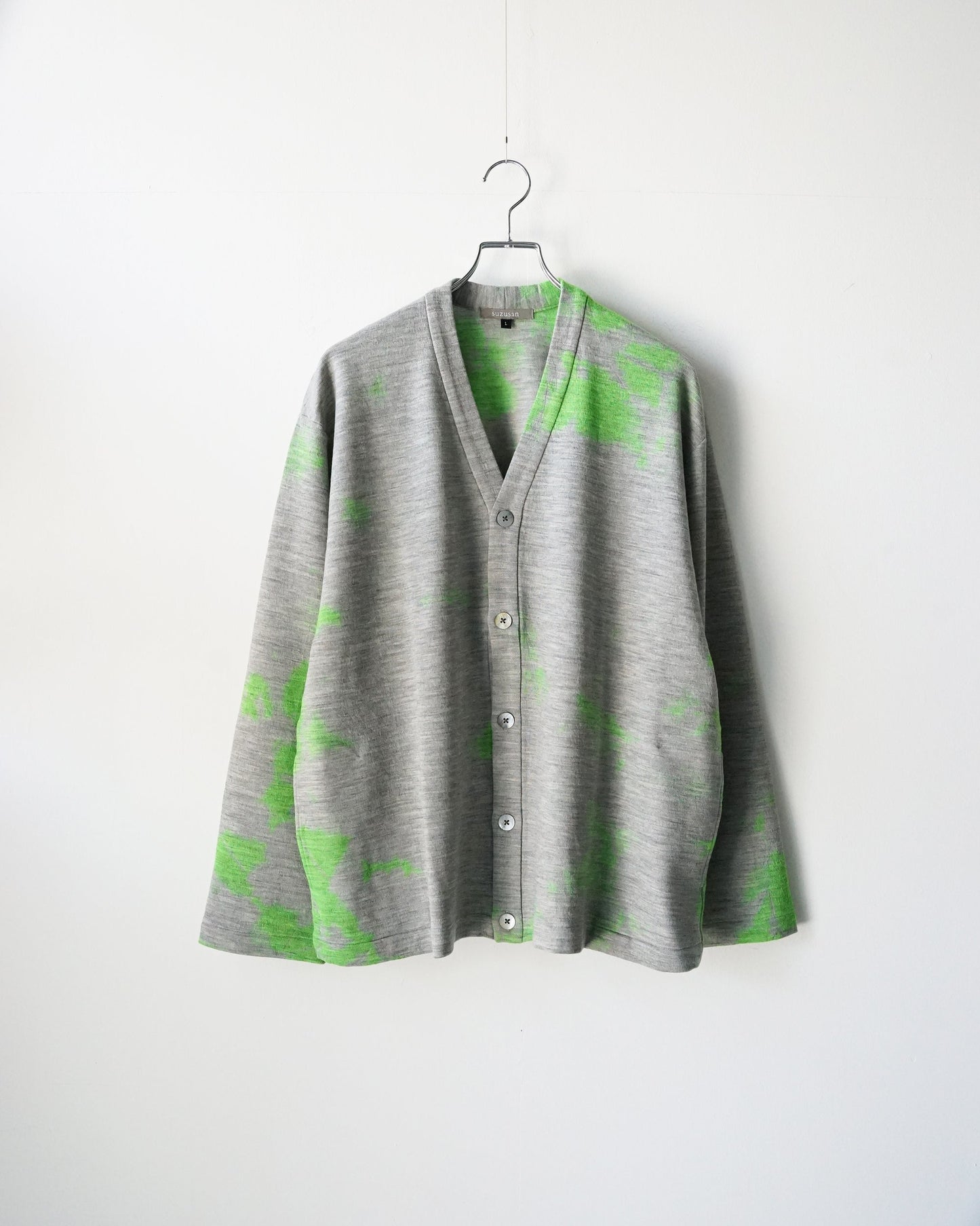 suzusan Merino Wool Jersey Cardigan