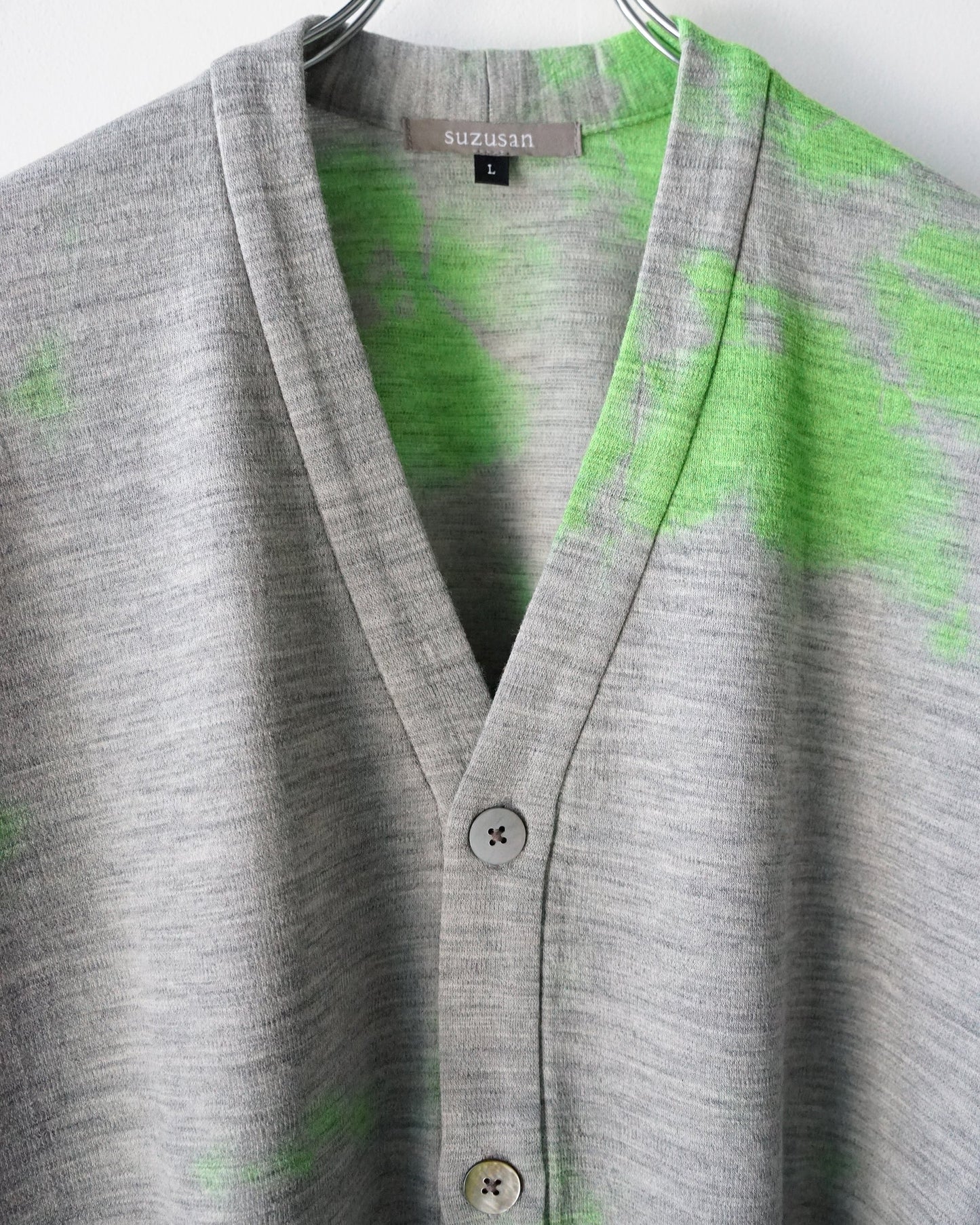suzusan Merino Wool Jersey Cardigan