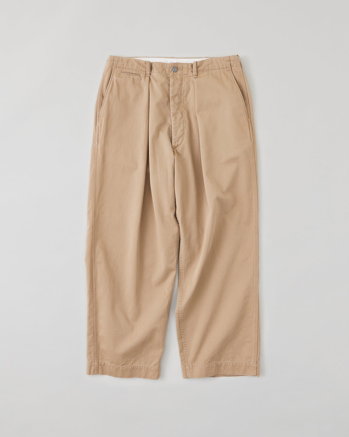 NICENESS DISTRESSED RESIZED CHINO TROUSERS ALBARN