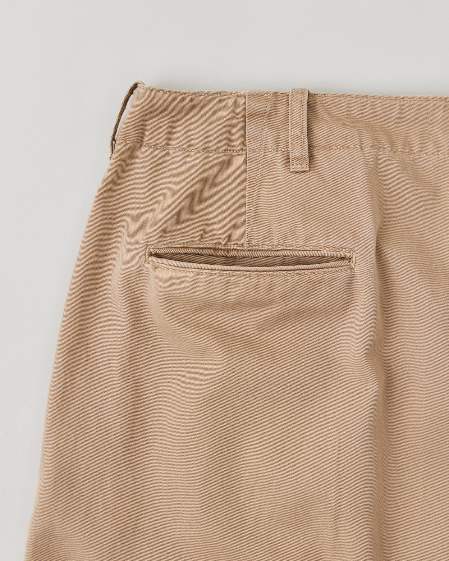 NICENESS DISTRESSED RESIZED CHINO TROUSERS ALBARN