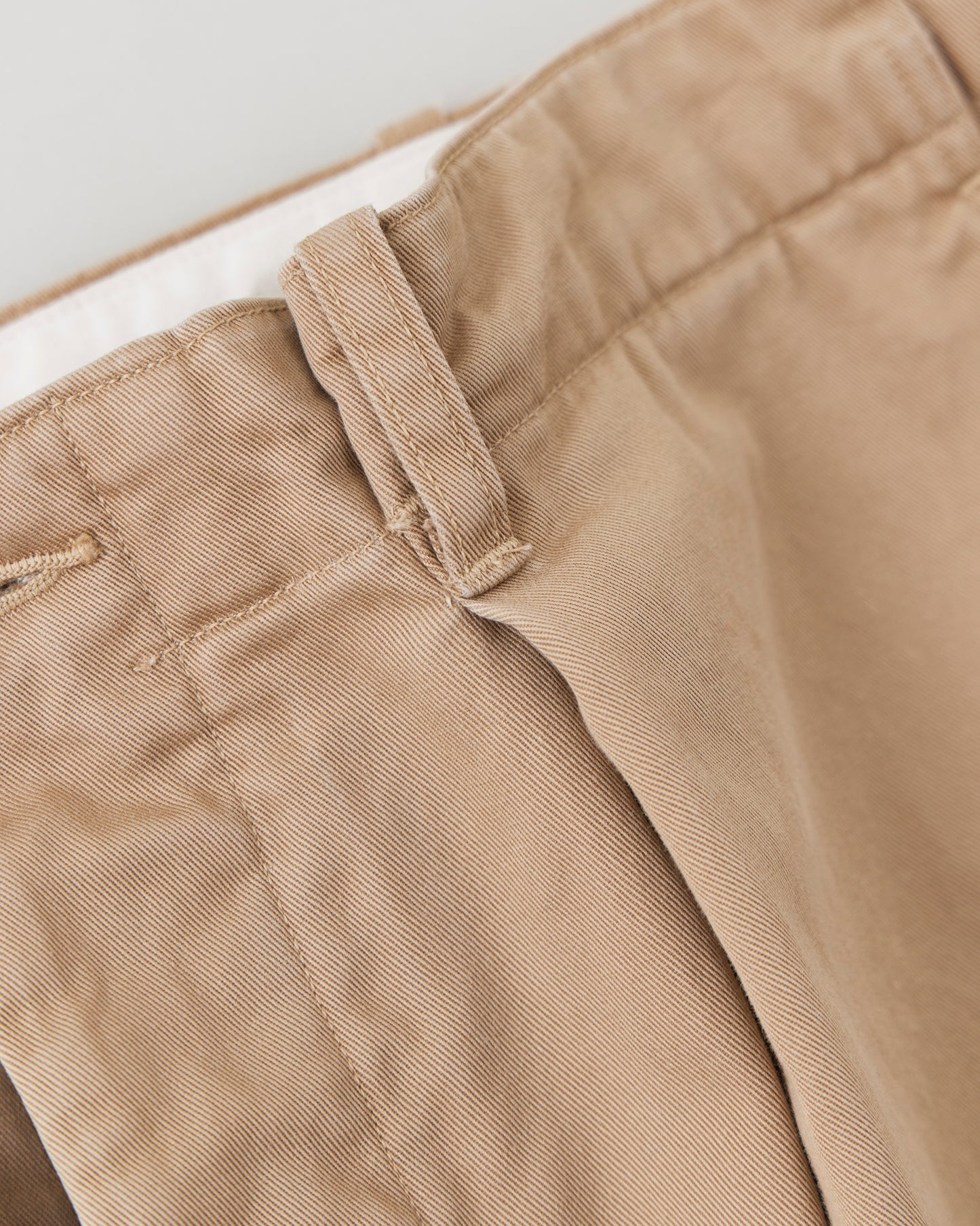 NICENESS DISTRESSED RESIZED CHINO TROUSERS ALBARN