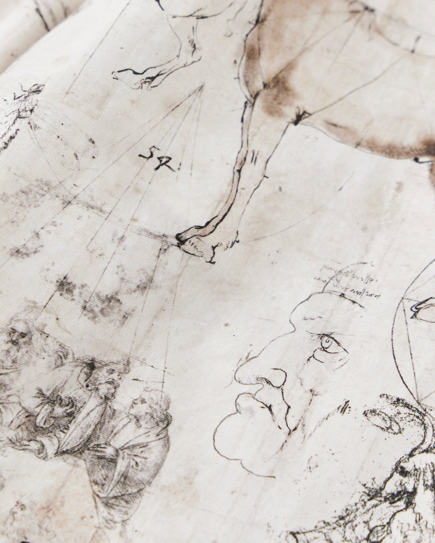 NICENESS PRINTED NARROW COLLAR SHIRT JACKET V.CHAD