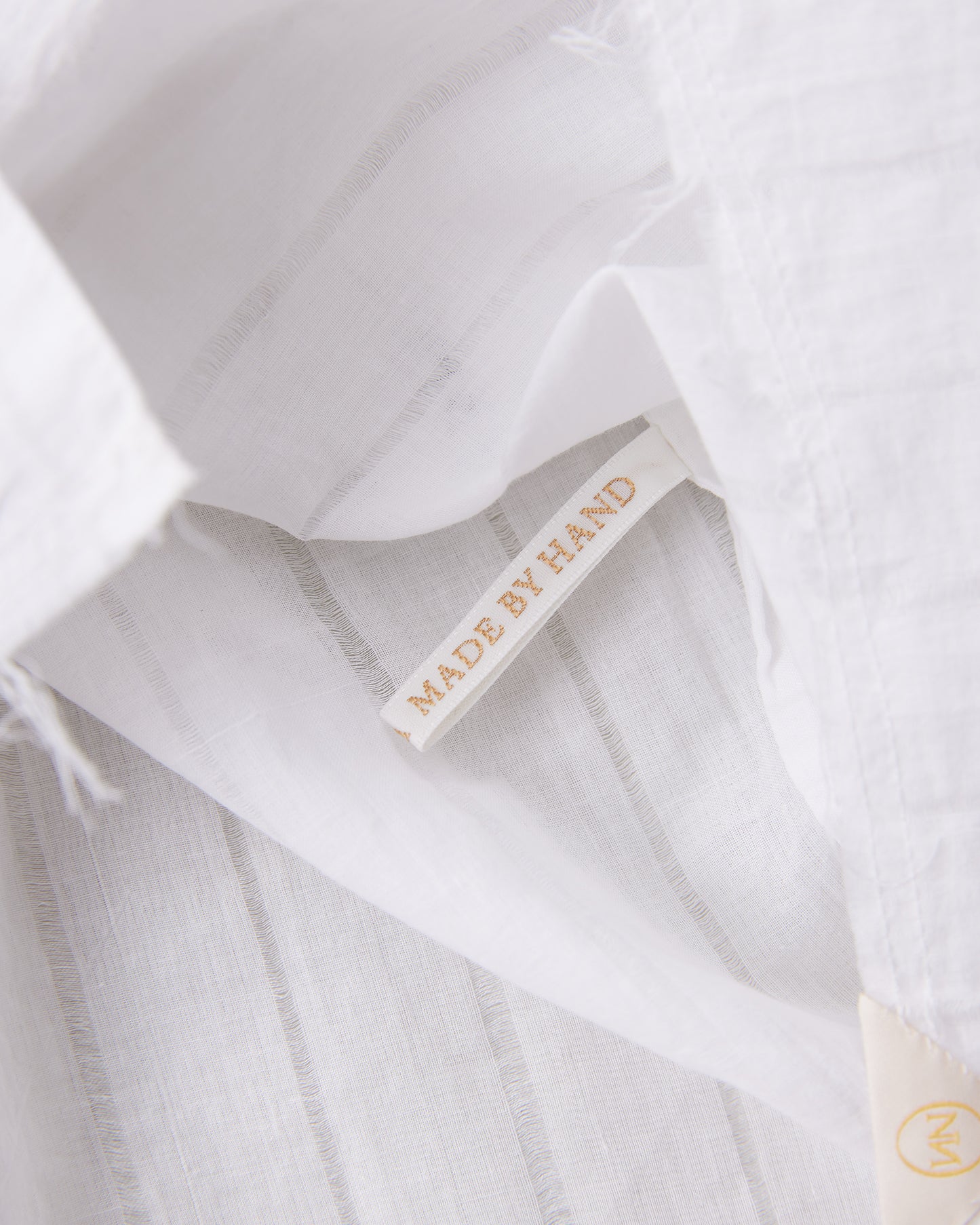NICENESS OPEN COLLAR SHIRT - PULL STRIPE KHADI D.CASTELINO