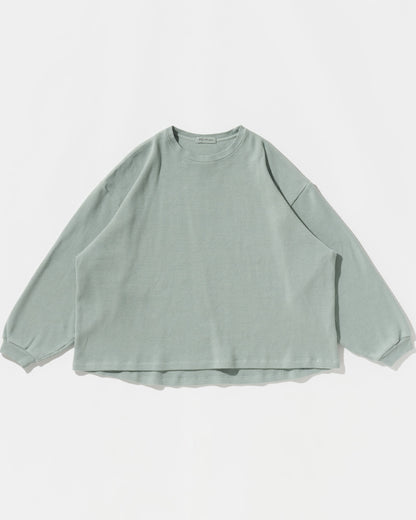 POLYPLOID ポリプロイド OVERSIZE LONGSLEEVE  C  正面  セージ