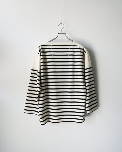 ANSNAM Riverrun　BOAT NECK L/S TEE