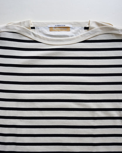 ANSNAM Riverrun　BOAT NECK L/S TEE
