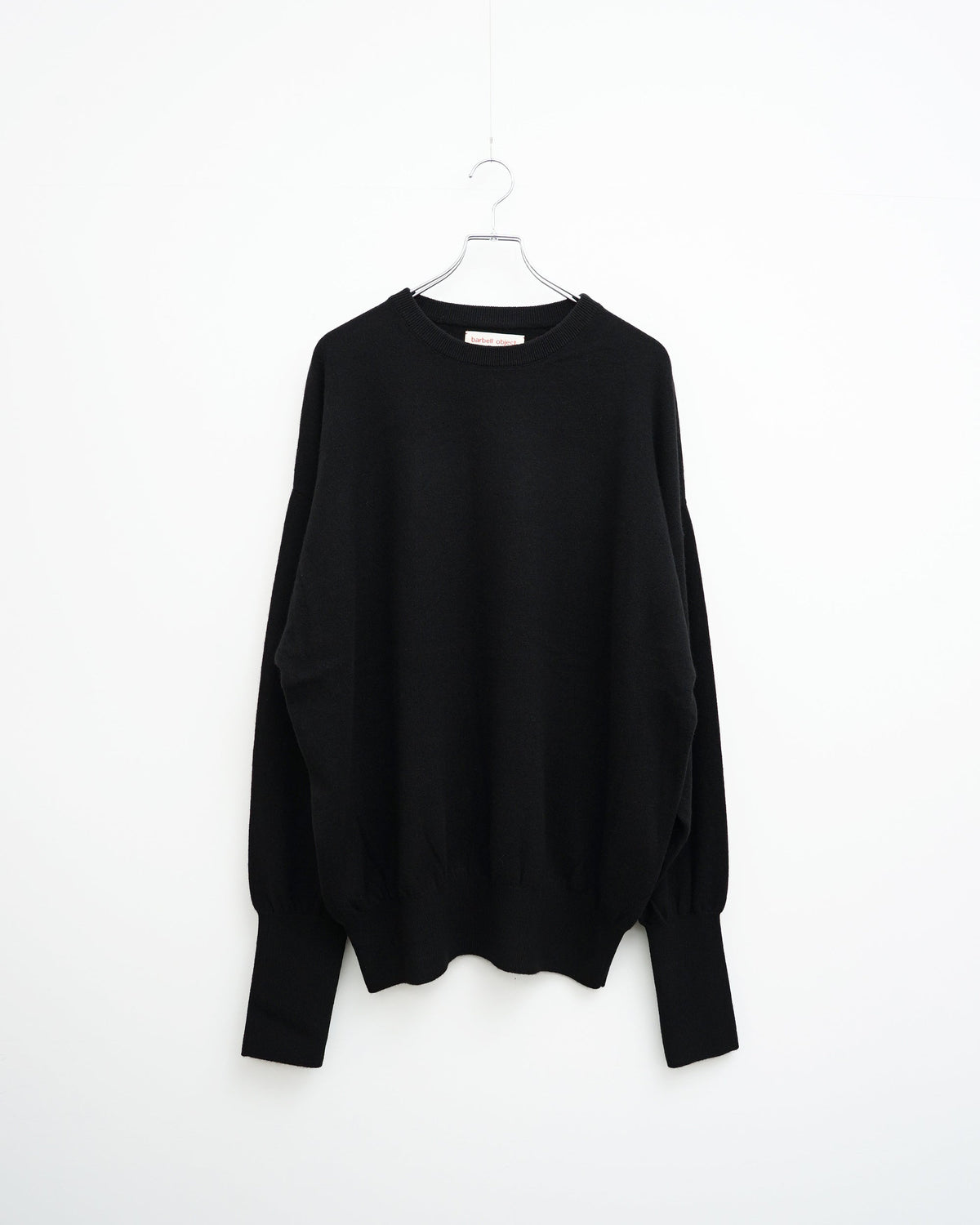 barbell object　バーベルオブジェクト　ls knit　正面