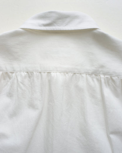 Aquellos Ojos Verdes　Windsor Wide collar shirt -Vintage dressed twill-