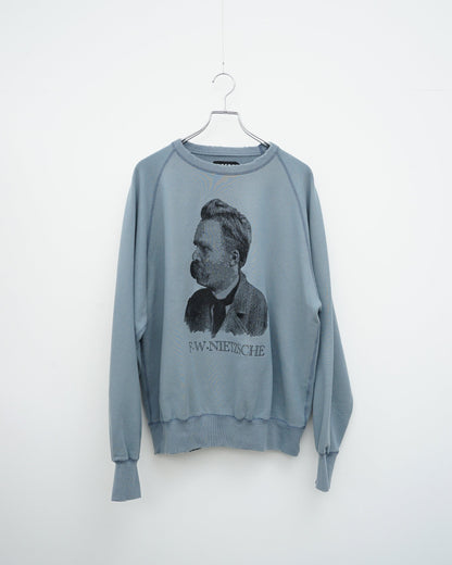 AUBERGE オーベルジュ　NIETZSCHE　刺繍スエット　正面