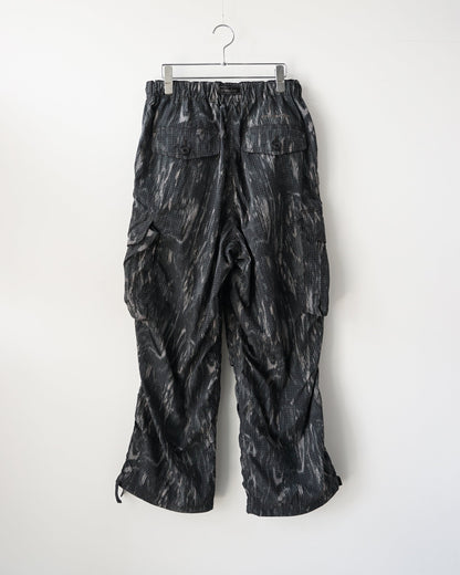 and wander　 printed ripstop cargo pants