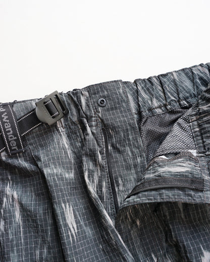 and wander　 printed ripstop cargo pants