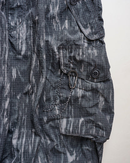 and wander　 printed ripstop cargo pants