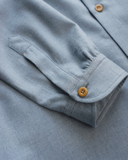 Aquellos Ojos Verdes　Windsor Wide collar shirt -Chemise flannel-