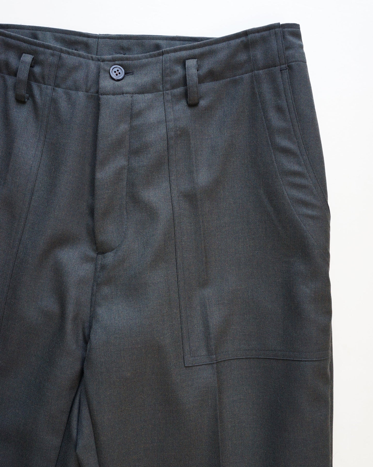 Aquellos Ojos Verdes　Baker pants tapered -Classic twill-