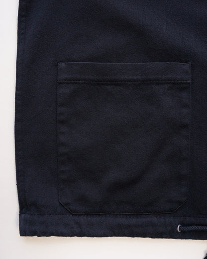 ミッドレイヤーブルゾン　ポケット部分