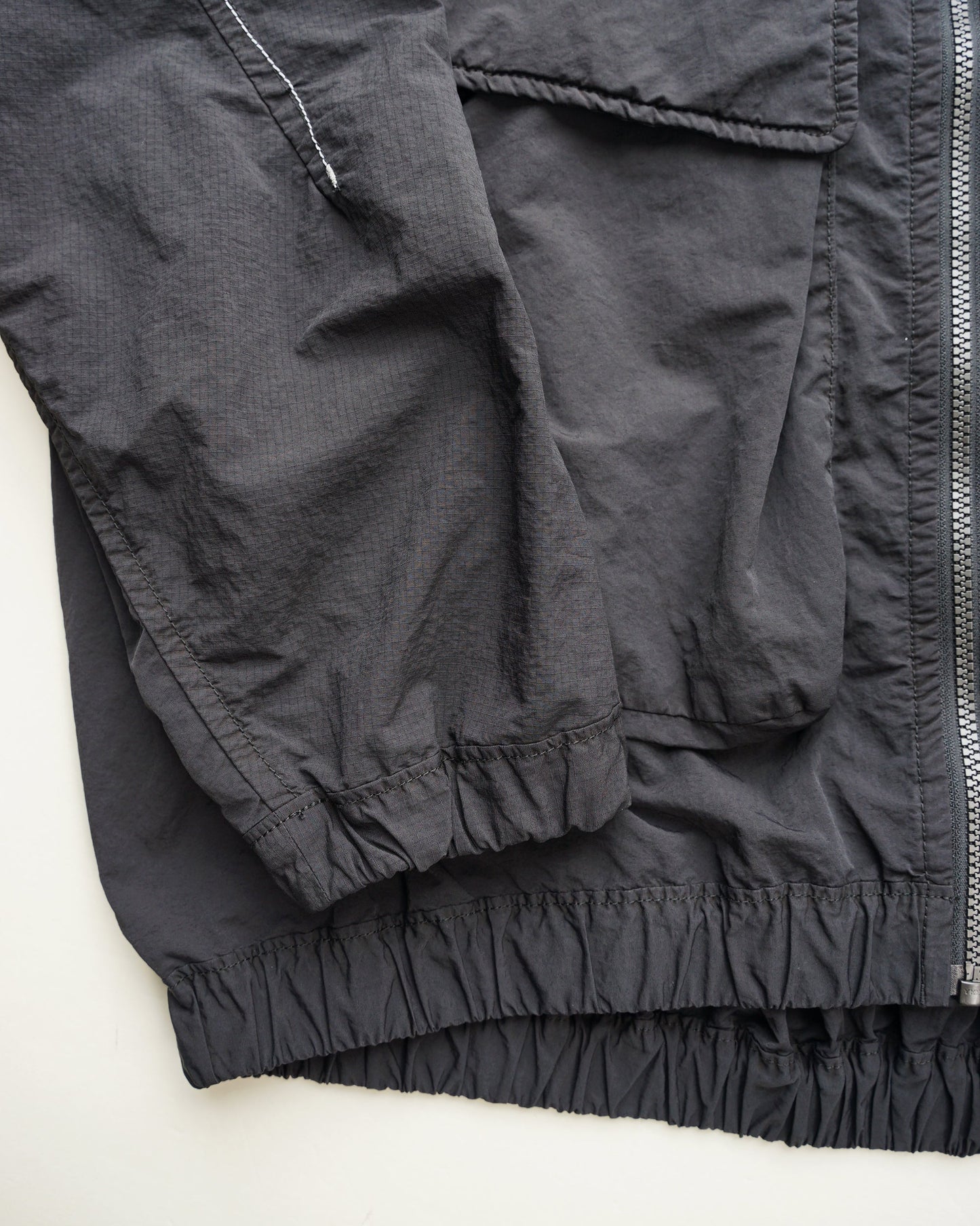 and wander　ROA x and wander garment dye nylon hooded jacket