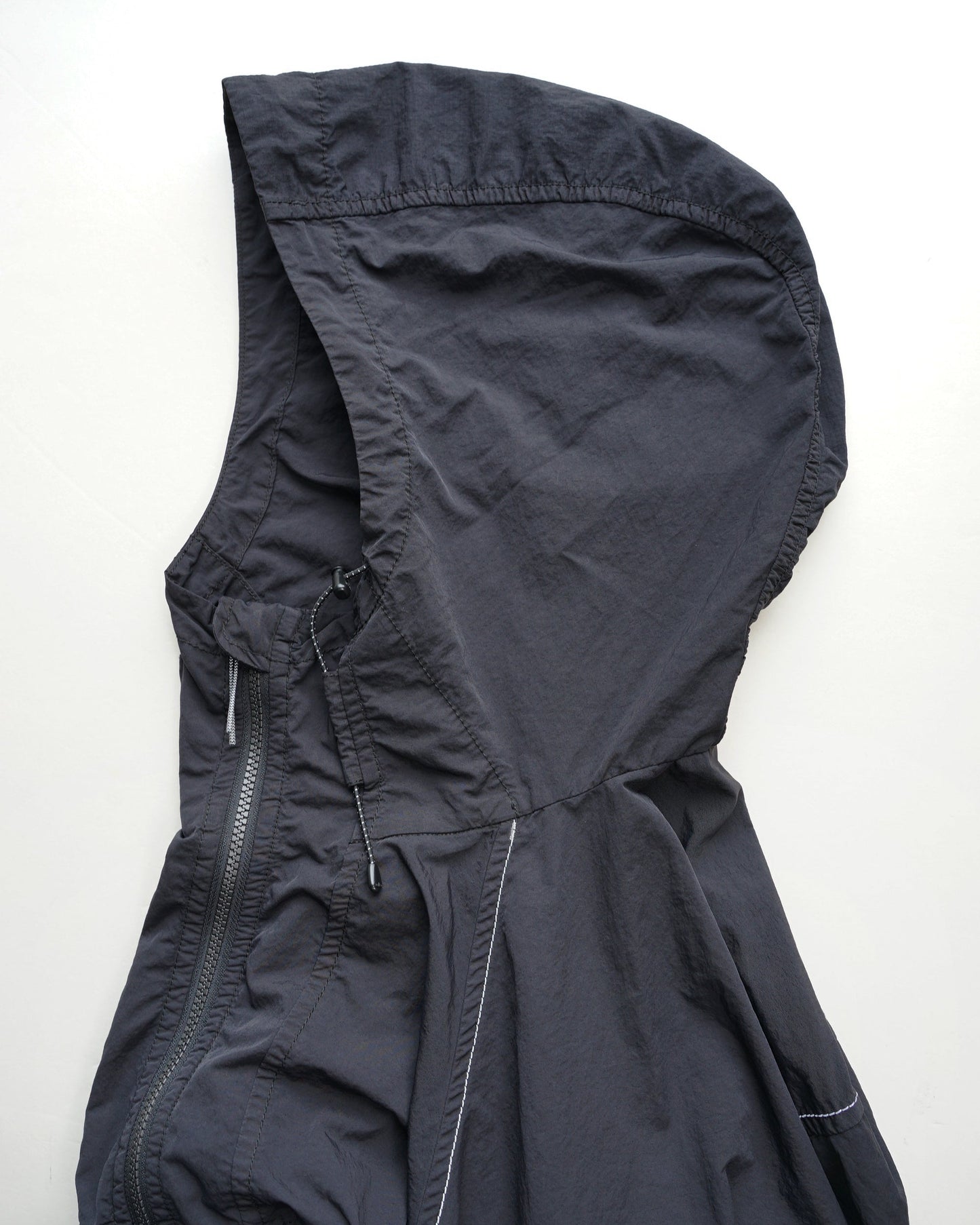 and wander　ROA x and wander garment dye nylon hooded jacket