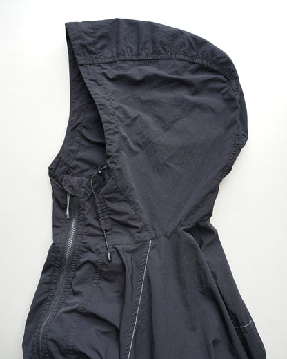 and wander　ROA x and wander garment dye nylon hooded jacket