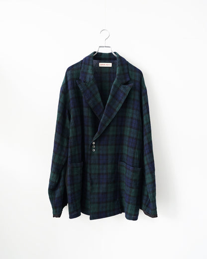 barbell object　wool coat