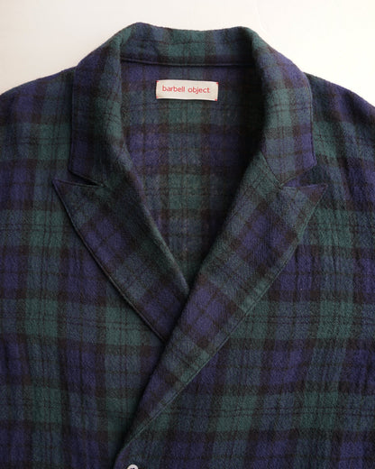 barbell object　wool coat