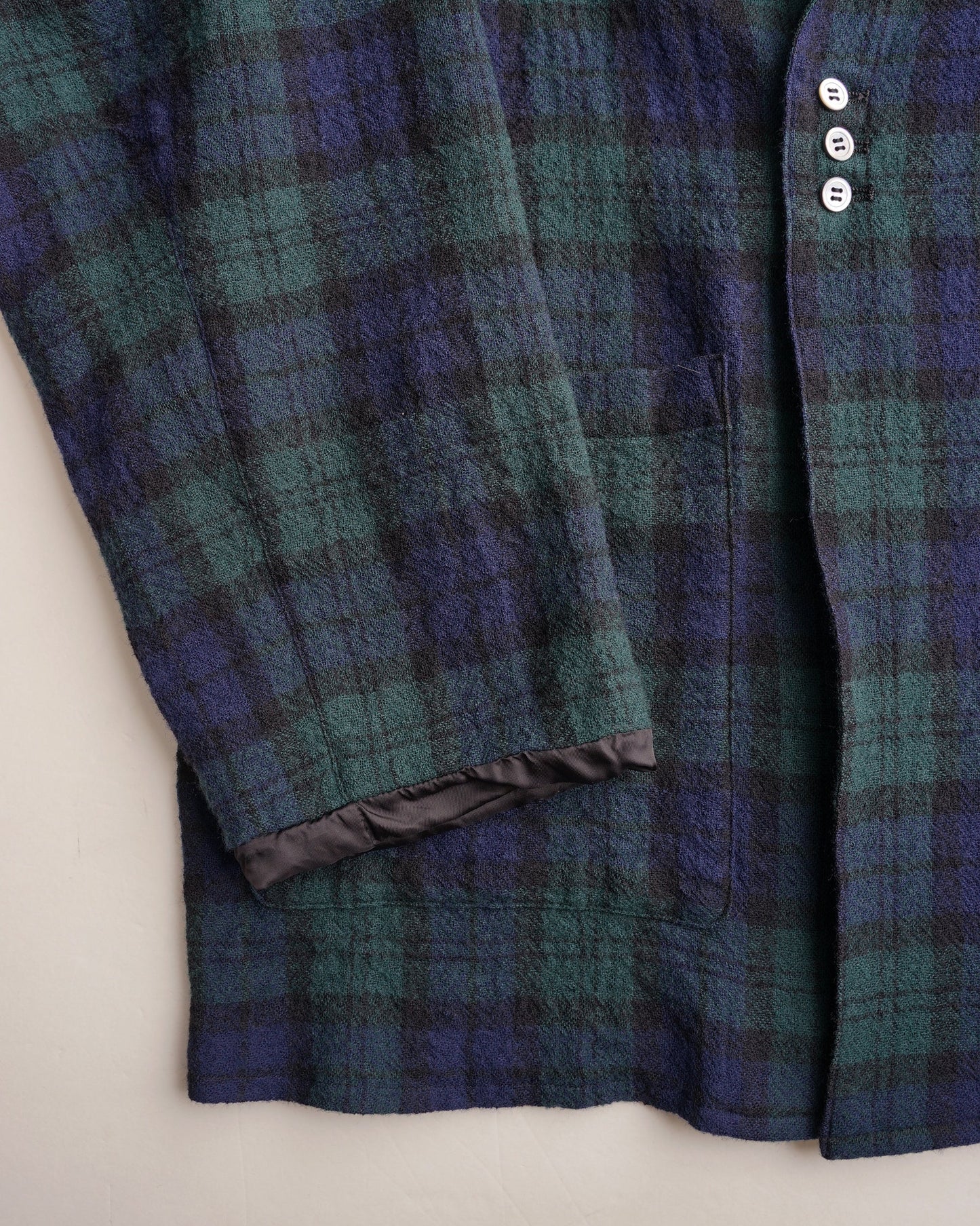 barbell object　wool coat