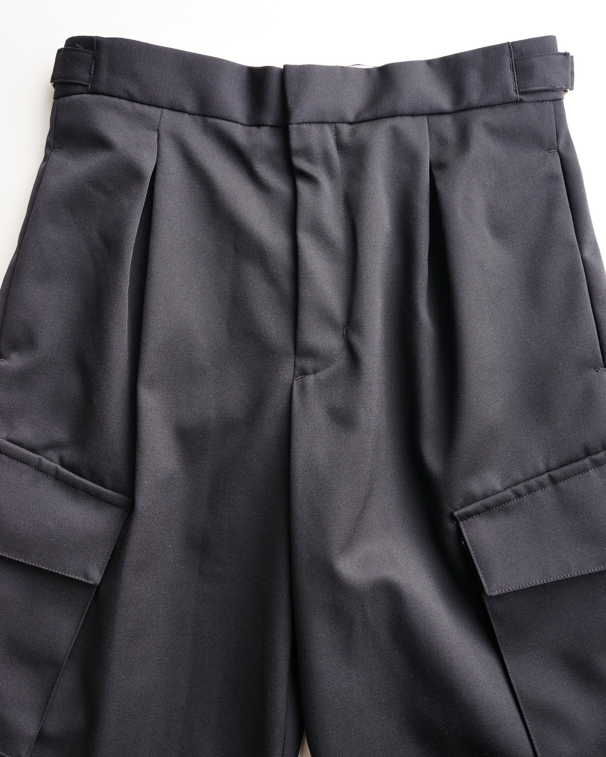 クロスタックカーゴ　ブラック　ウエスト部分　