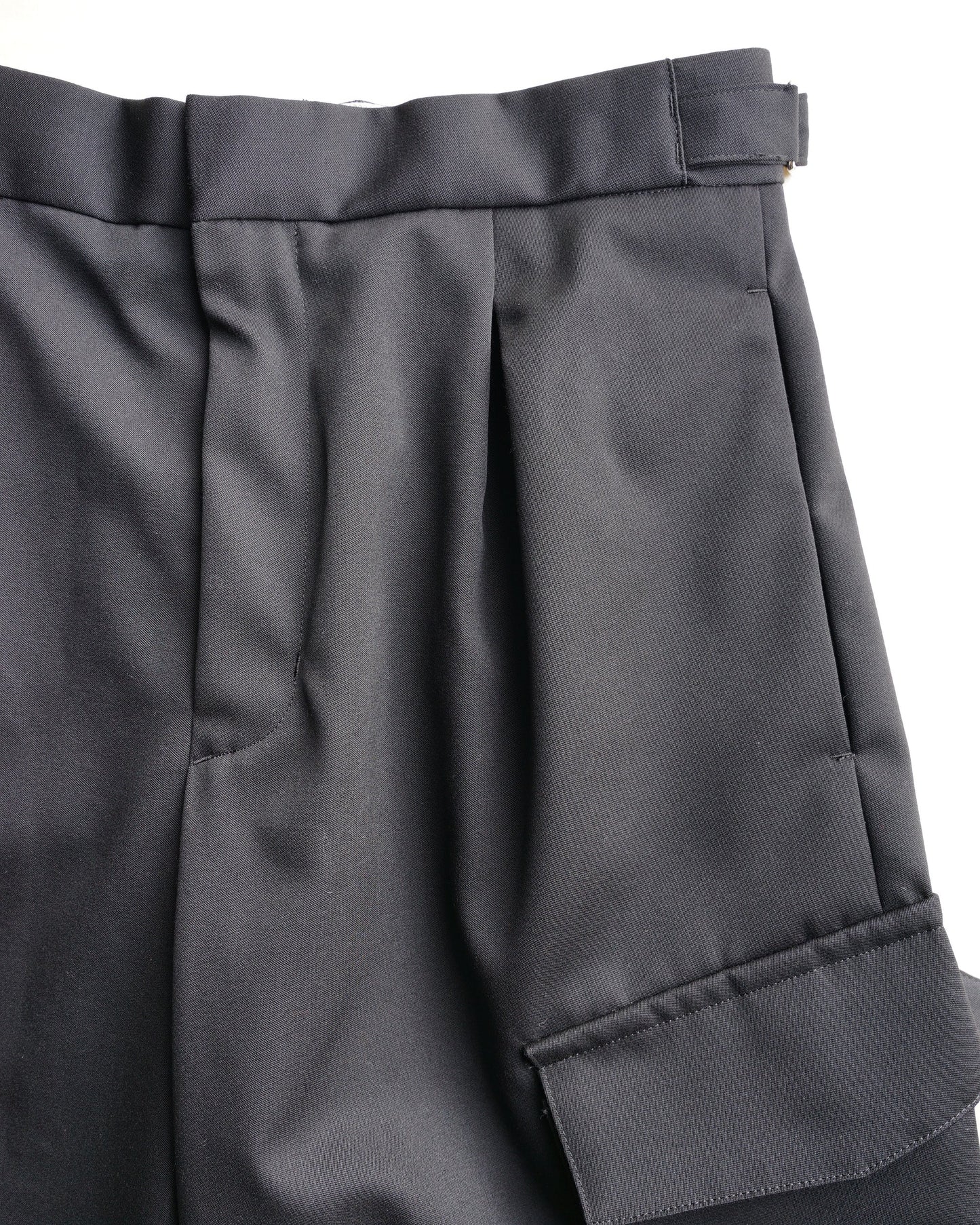 クロスタックカーゴ　ブラック　タック部分