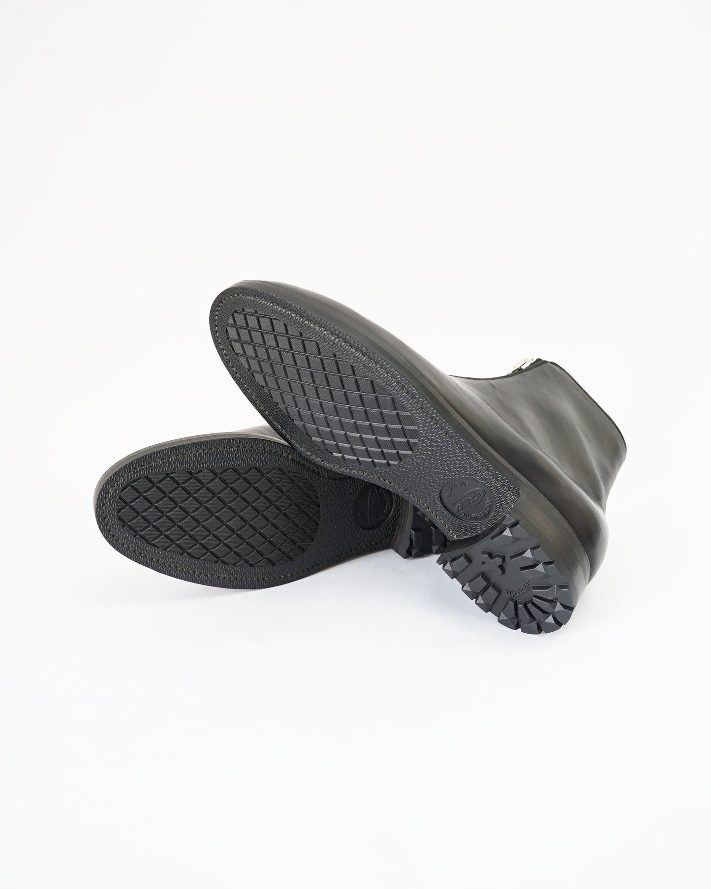 ジップブーツ　ソール　ラバー