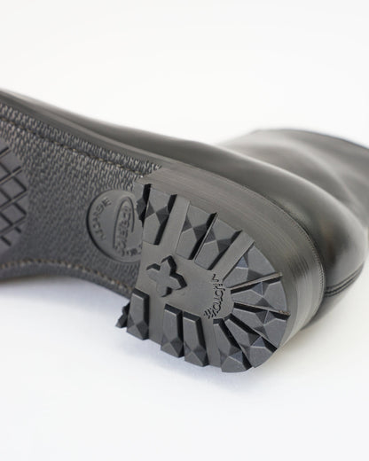 ジップブーツ　ジール部分　ラバー