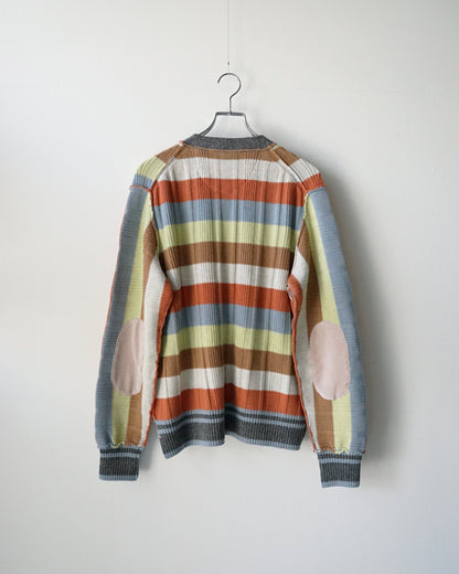 ANSNAM Rriverrun　stripes cardigan