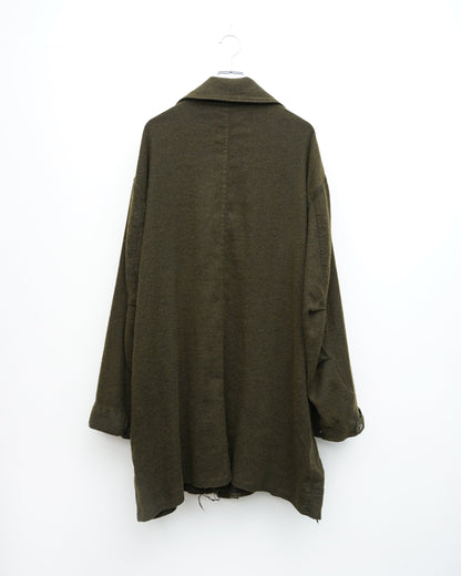 フラワーFLコート　moss　背面　デザイン