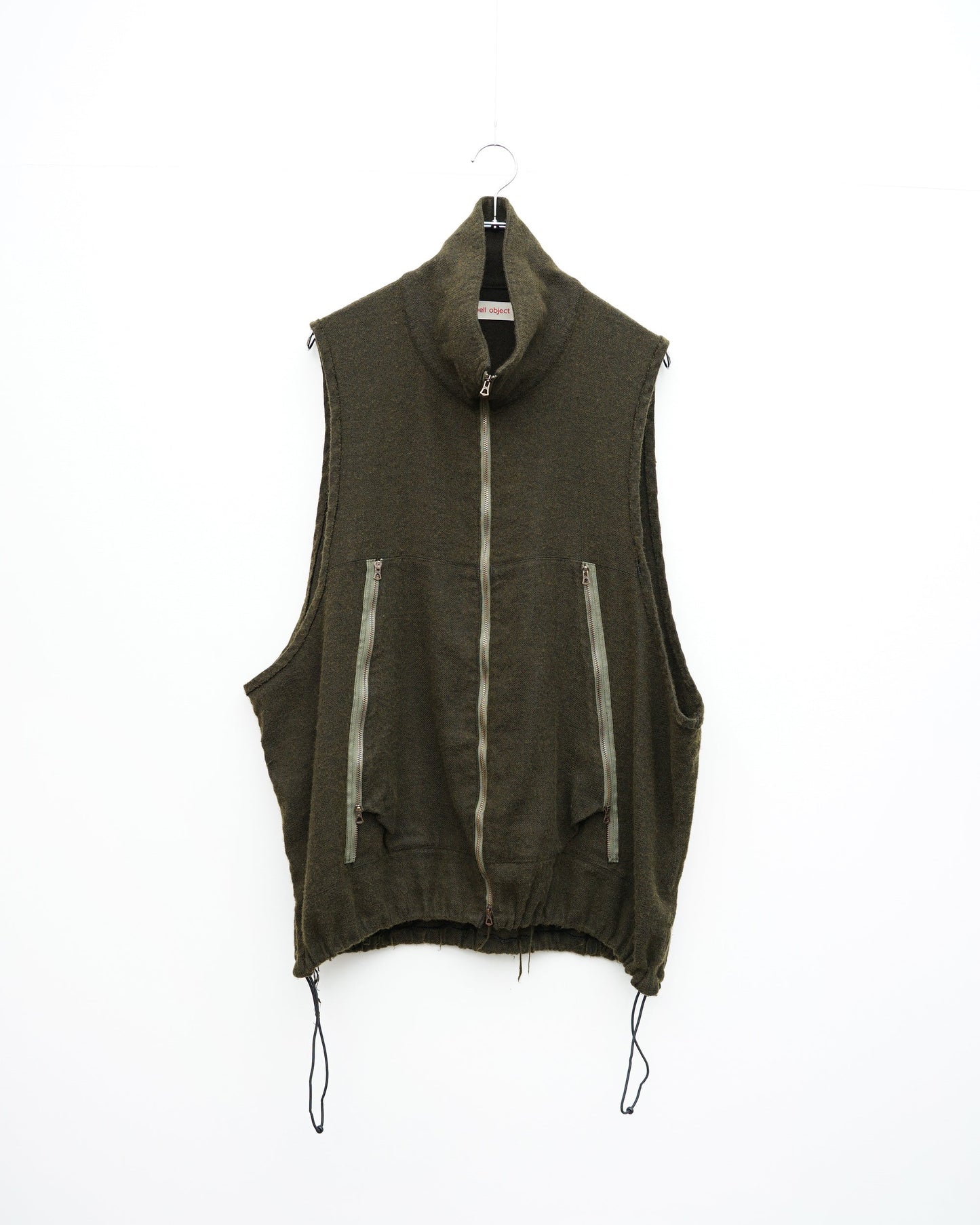 barbell object　バーベルオブジェクト　flower vest　moss 　正面