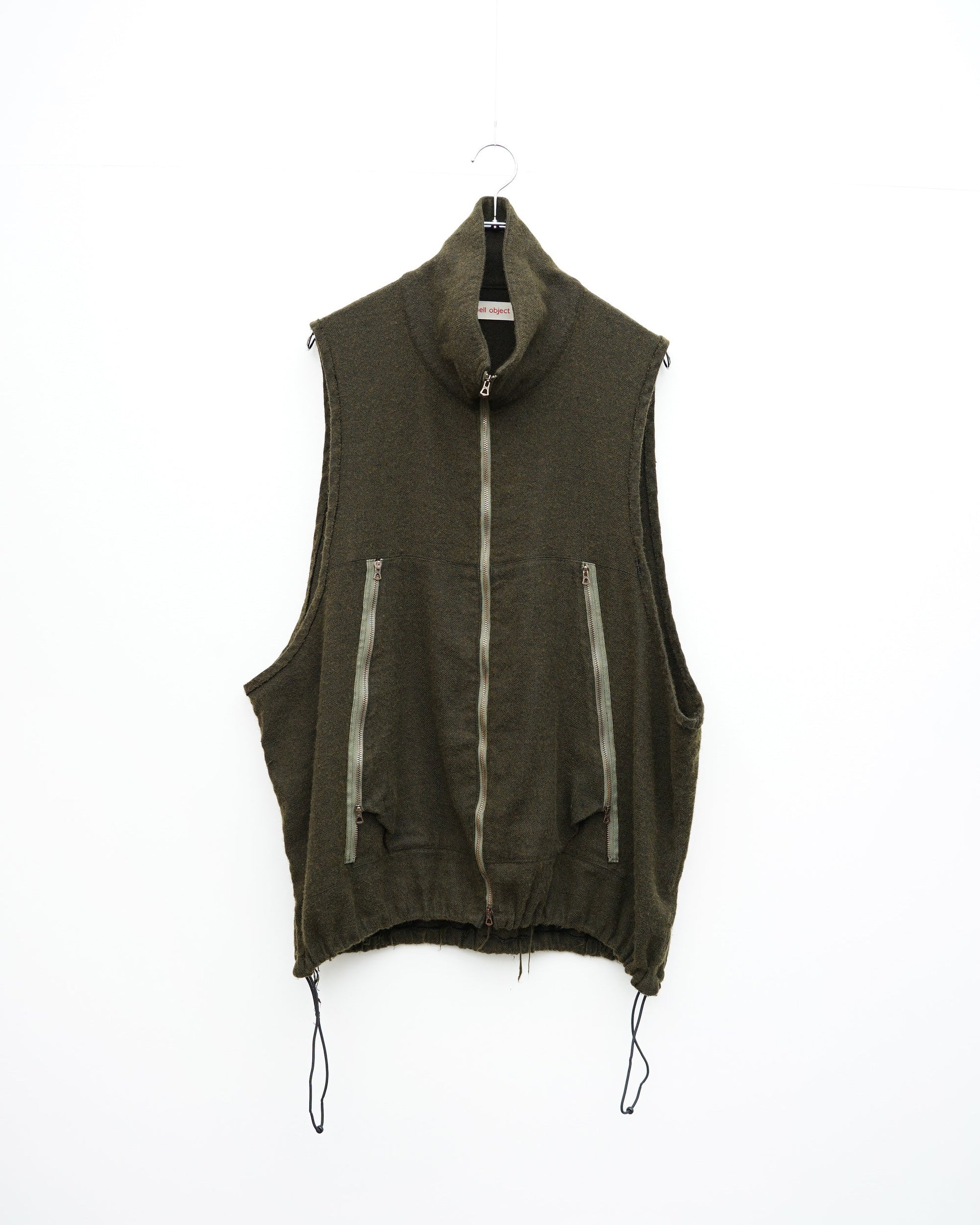 barbell object　バーベルオブジェクト　flower vest　moss 　正面