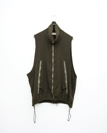 barbell object　バーベルオブジェクト　flower vest　moss 　正面