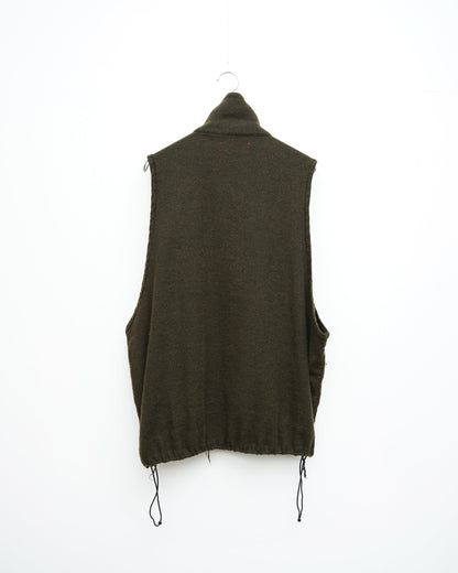 フラワーベスト moss　背面　シルエット