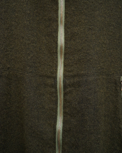 フラワーベスト　moss 　生地の質感