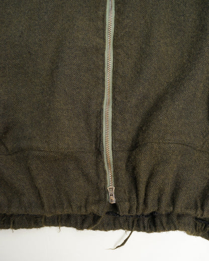 フラワーベスト　moss 　ファスナー部分