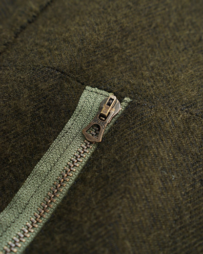 フラワーベスト　moss 　ファスナー部分　WALDES