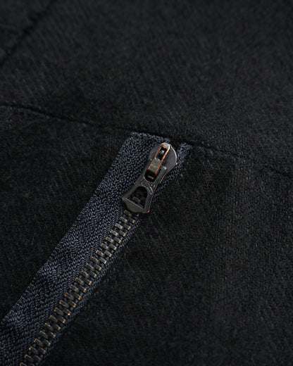 フラワーベスト　black  ファスナー部分　WALDES