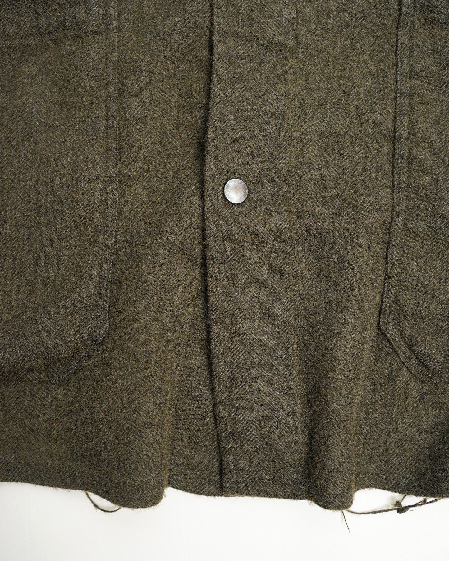 フラワーFLコート　moss  裾部分　デザイン