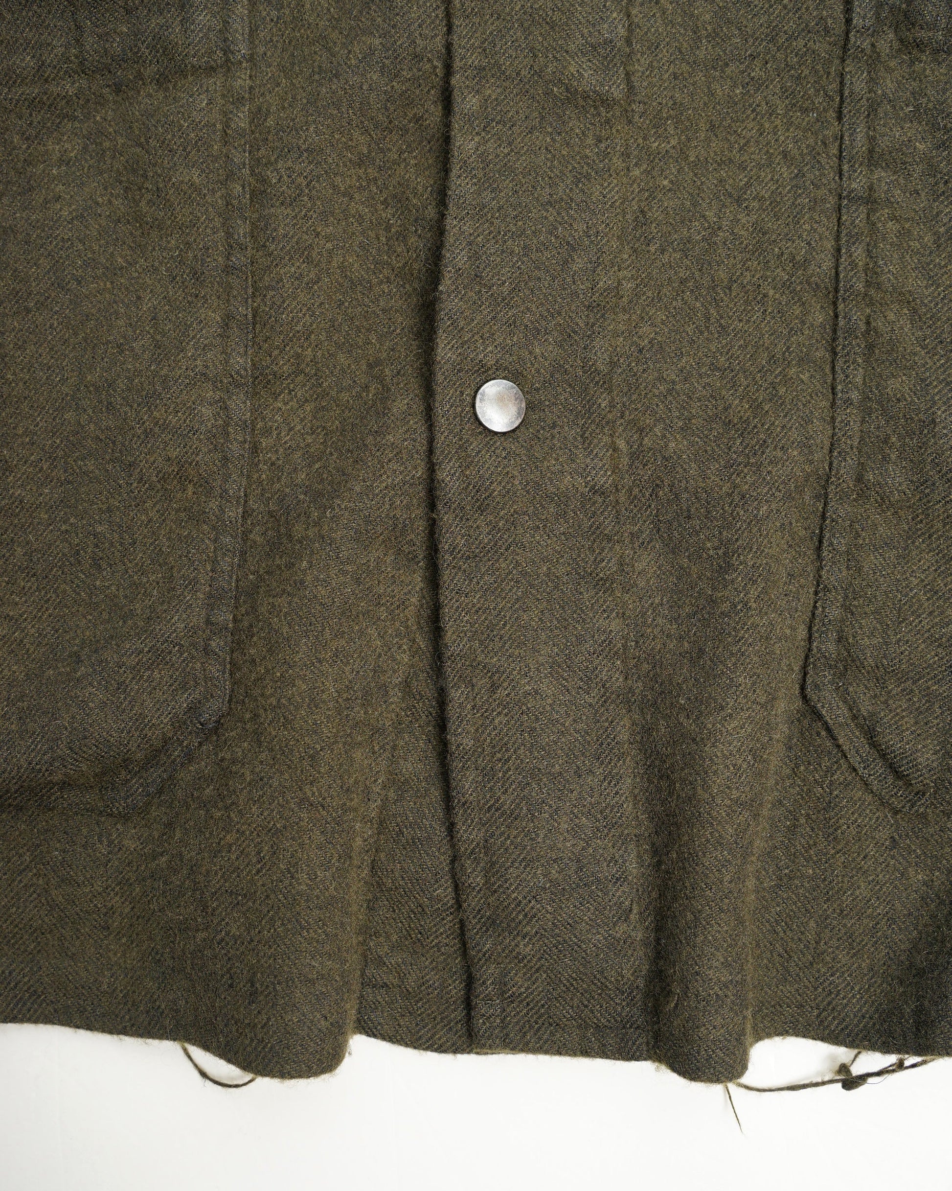 フラワーFLコート　moss  裾部分　デザイン