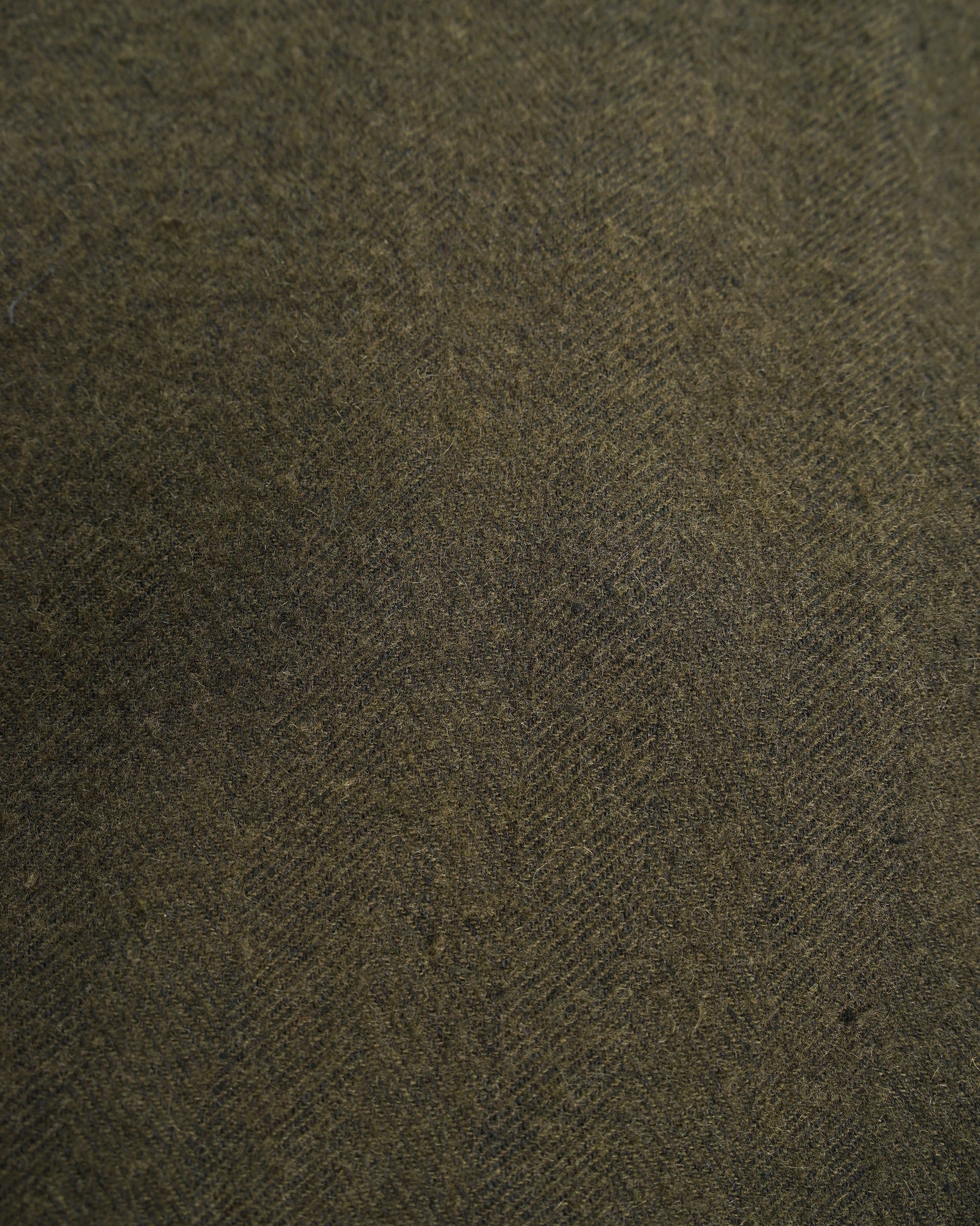 フラワーFLコート　moss  生地質感　起毛とカシミアの表情　