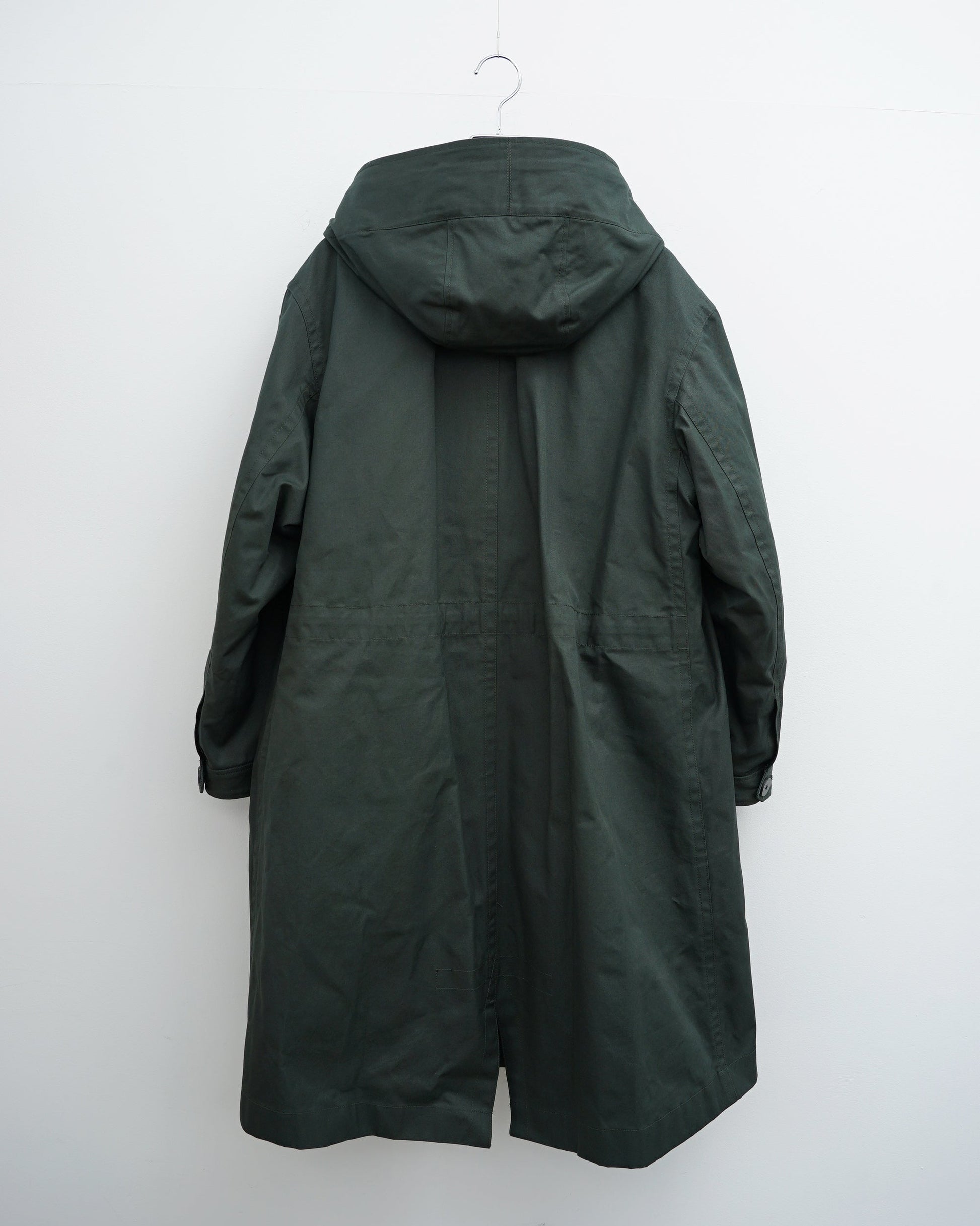 アンスナム　モッズコート　背面　カーキ