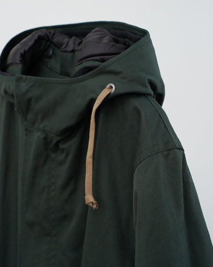 フード部分　閉めた状態