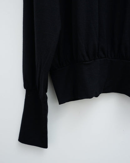 カットソー　リブ部分　ディテール　 