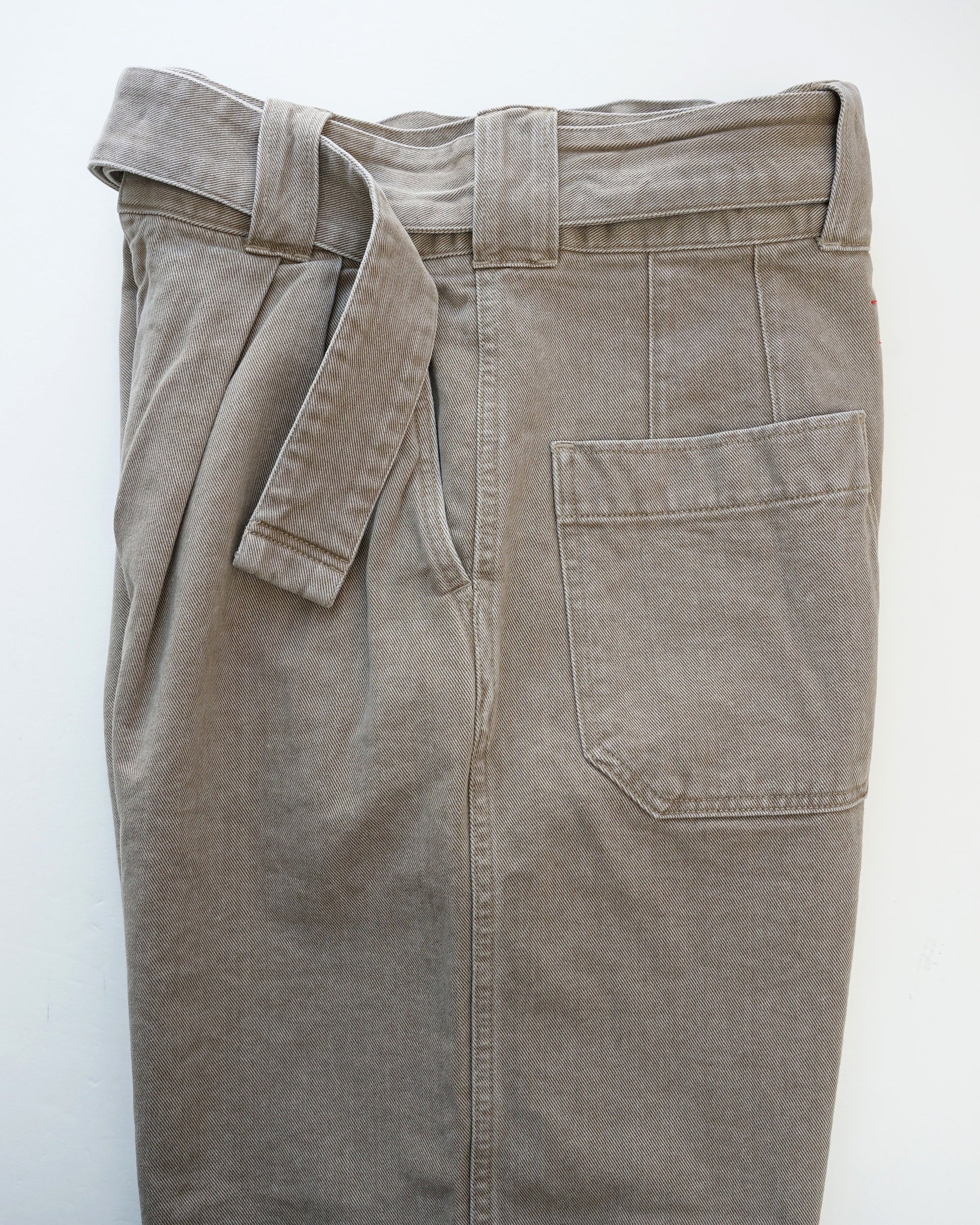 barbell object　バーベルオブジェクト　Denim pt　デニムパンツ　側面から見たディテール