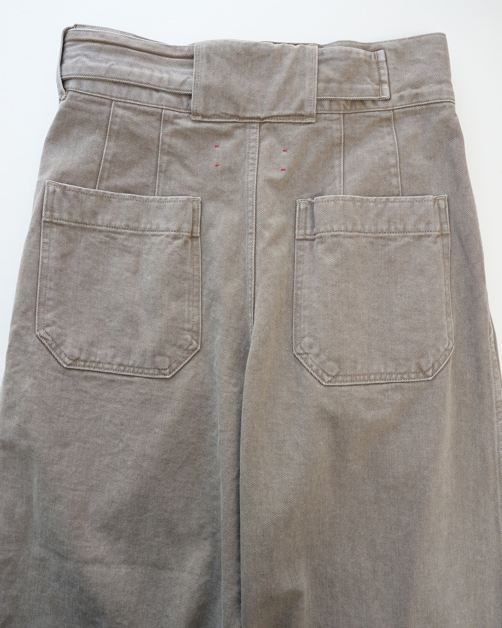 barbell object　バーベルオブジェクト　Denim pt　デニムパンツ　バックポケット　ディテール